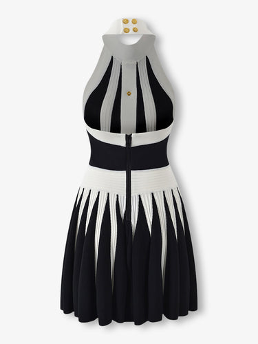 Milan feather mini dress
