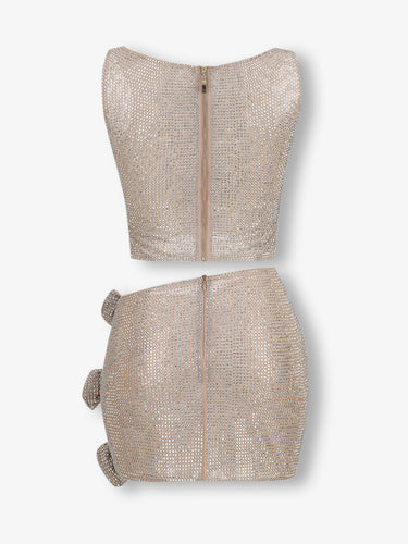 Milan crystal two piece set